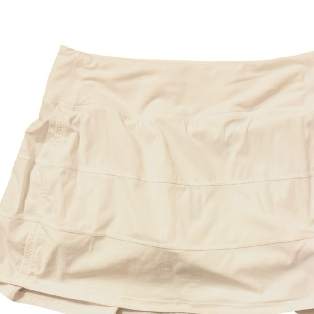 Lululemon Tennis Skort - 4 white , nylon spandex - Picture 2 of 5